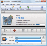 RecordPad Pro Sound Rekorder screenshot